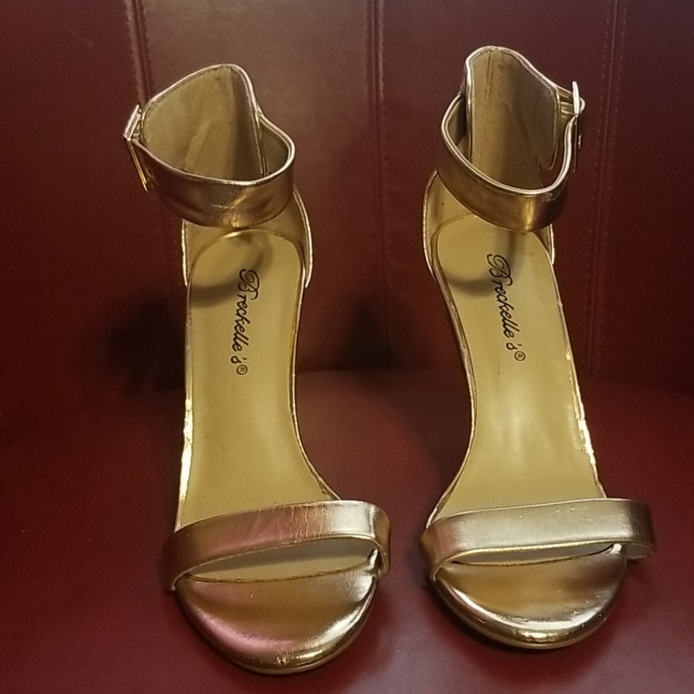 Rose gold heels